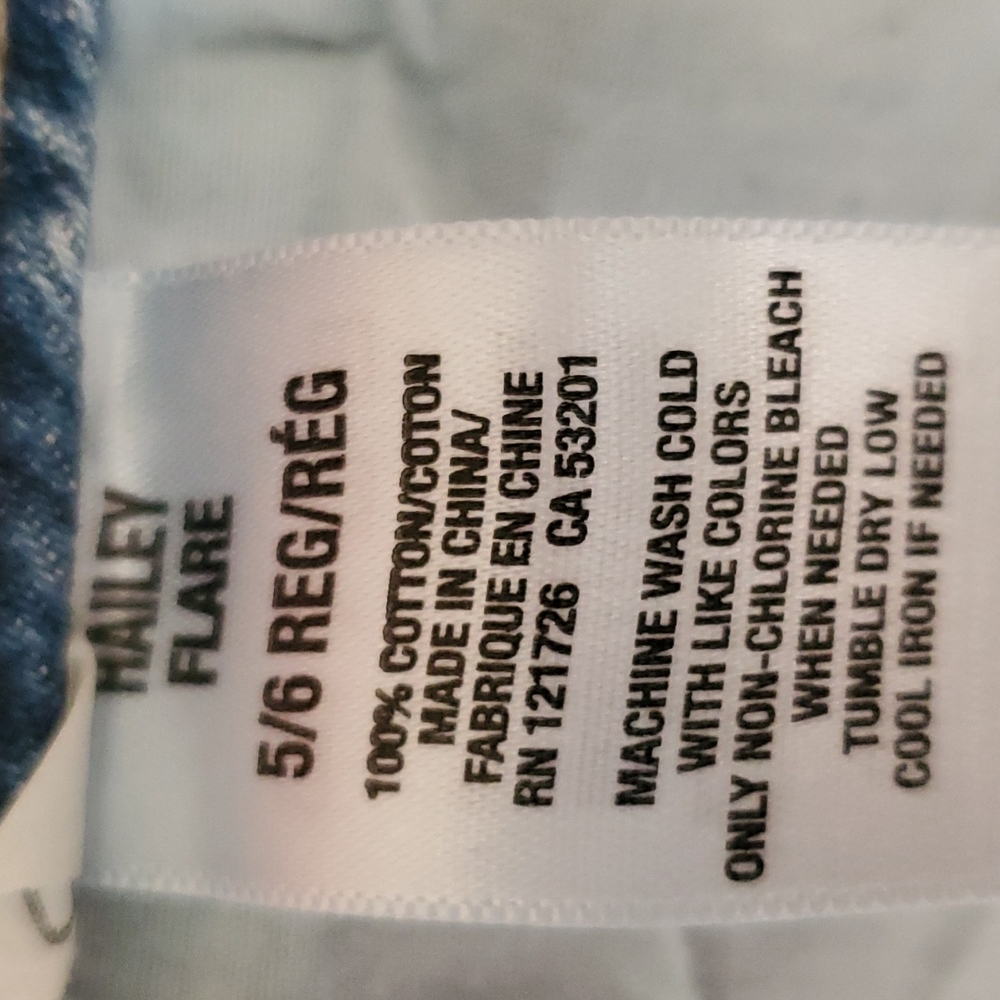 Aeropostale, 5/6 , Light denim - Picture 3 of 3